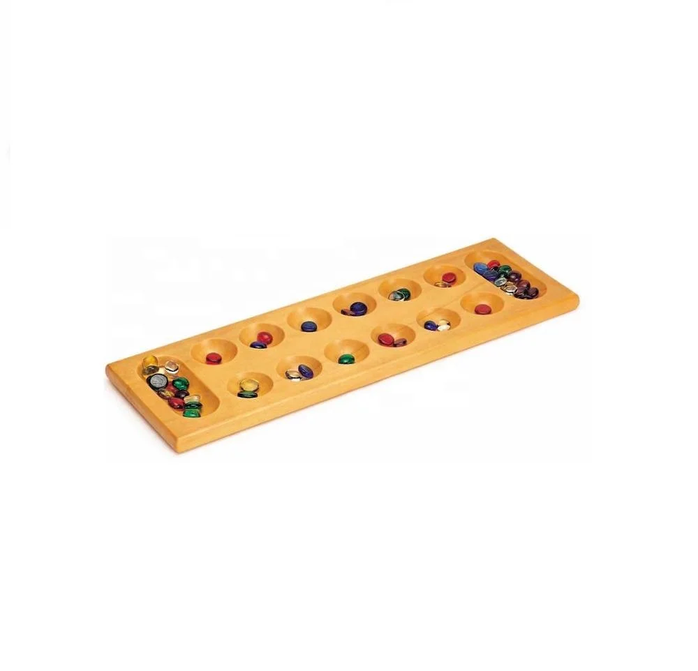 Classic Board Game Mancala Sowing Game Set egg play set wooden board game kids adults for fun educational safe non toxic