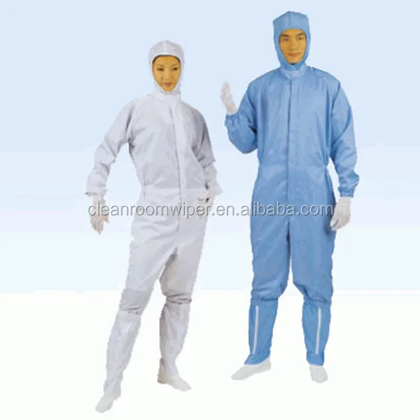 5mm mesh style cleanroom ESD jumpsuit