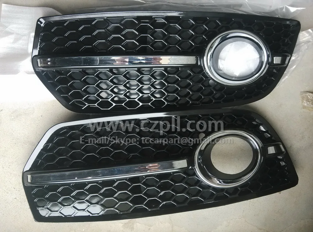 FOG LAMP FRAME / AIR VENT / BUMPER GRILLE for AUDI Q5 2009 - 2012 8R0 807 681 E / 682 E