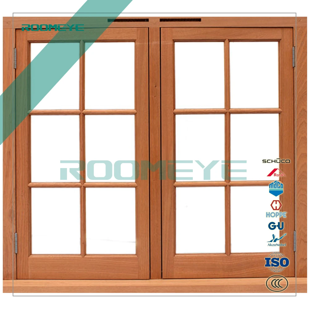ROOMEYE aluminum cladding wood screen windows
