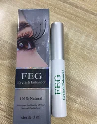 Private Label Herbal Natural Makeup FEG Eyelash Enhancer Growth Serum For Women