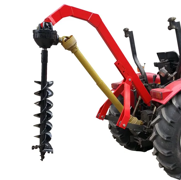 Tractor 3Point hitch mounted Pto Post hole digger/farm Tillage equipment tree hole digger
