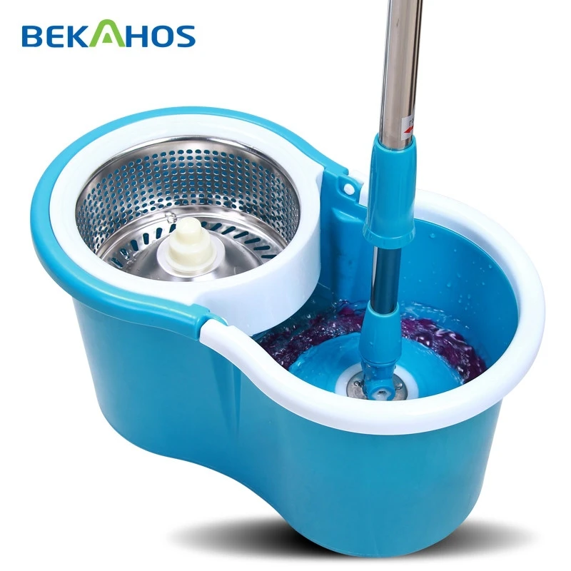 
Bekahos New Product Easy Life 360 Rotating Spin Magic Mop Blue Mini Bucket Mop best selling products 