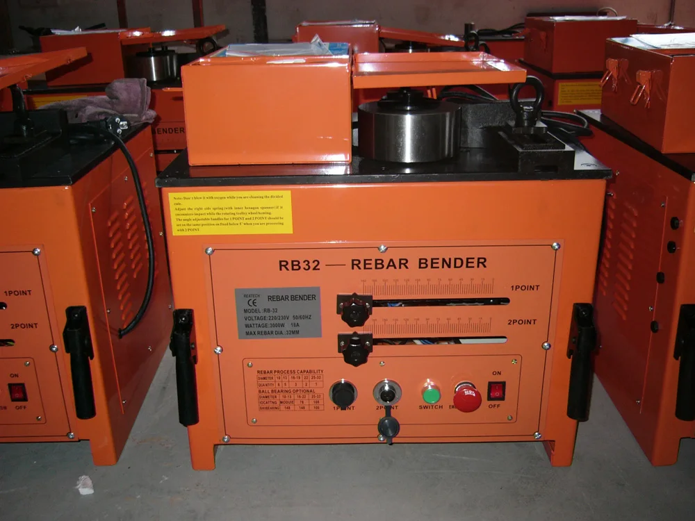 CE Approved Portable Hydraulic Rebar Cutter and Bender 4~32mm