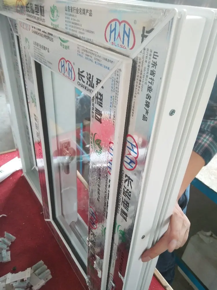 upvc/pvc sliding glass windows for house