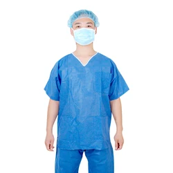 Disposable Medical Scrub Suit Nurse Hospital Uniform Scrub Set For Doctors