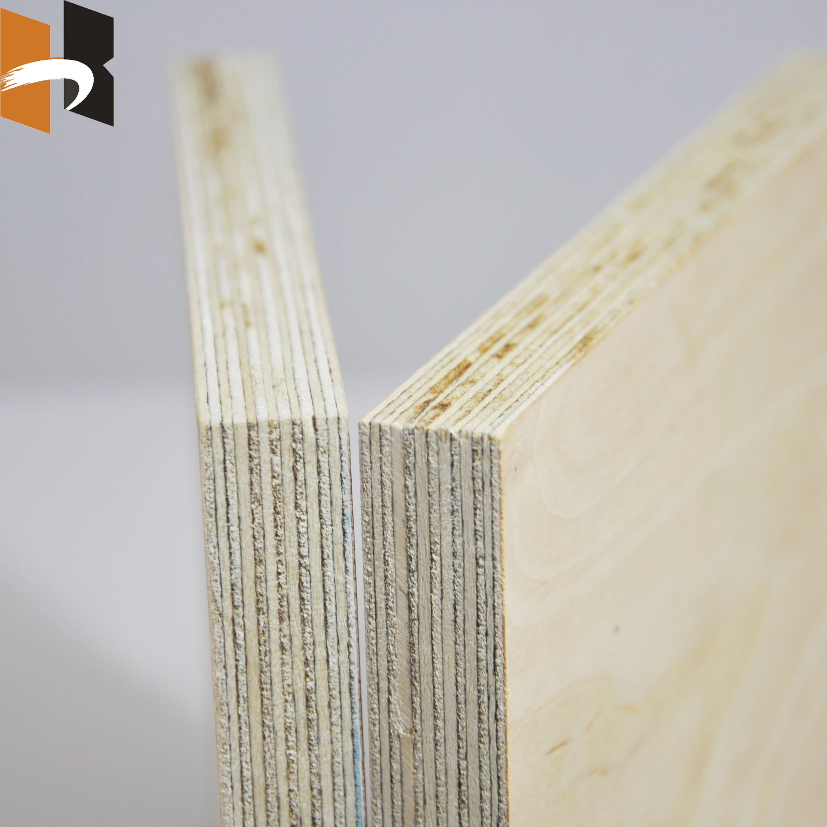 high quality  birch wood veneer plywood for furniture and cabinet