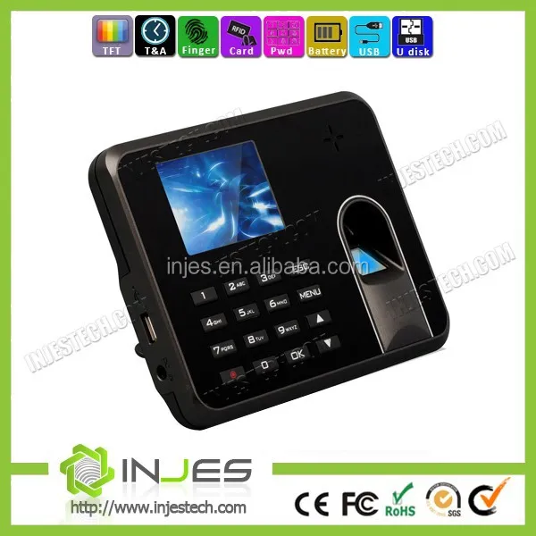 Electronic Date Time Stamp Fingerprint RFID Card Punch Time Clock