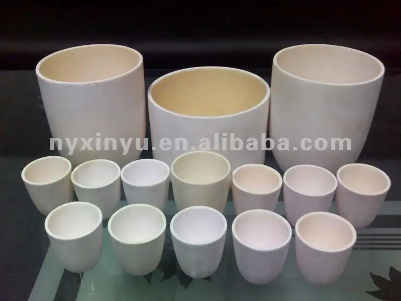 High purity alumina crucible for 1800C muffle furnace