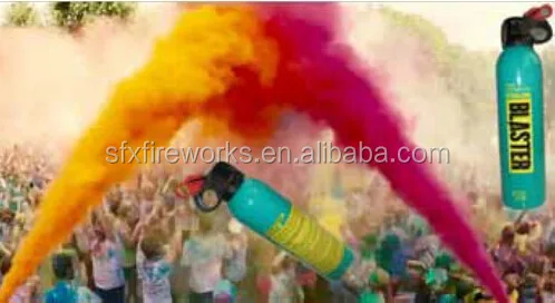 safety celebration Party Cannon Colorful blaster pink color holi powder for gender reveal baby shower color run stage sfx