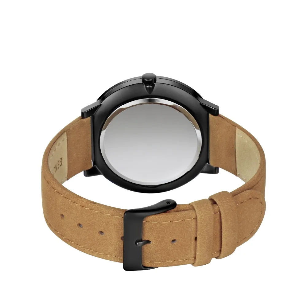 Fashion Brand Professional Ultrathin Quartz Wristwatch 2018 Style Crocodile Buckle Watch Band Ronda Movement