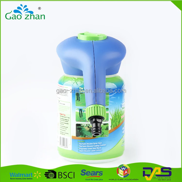 The Ultimate Home Hydro Seeding System Liquid Spray Seed Lawn Care Grass Shot