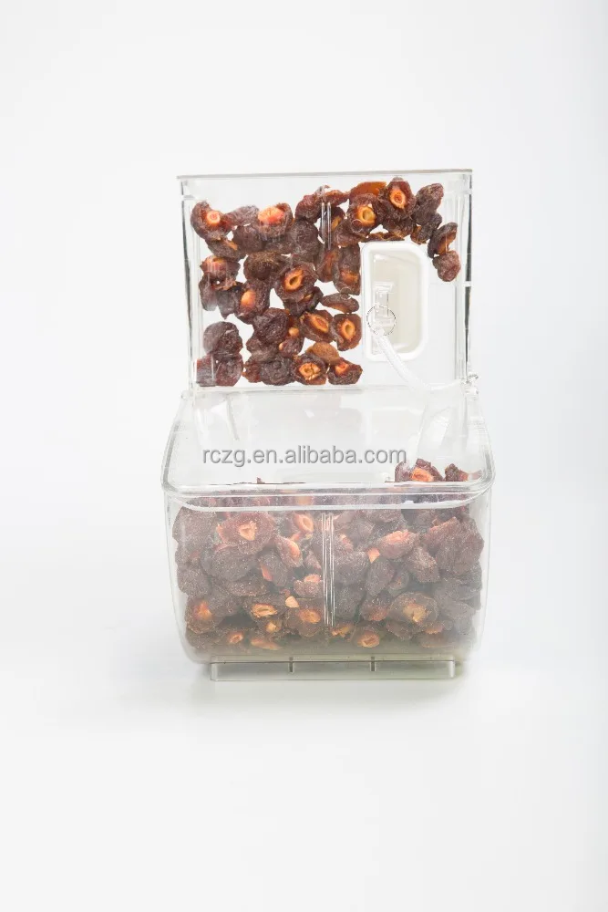 
Ecobox Clear cube dry food dispenser/bulk food bin/ scoop bin 