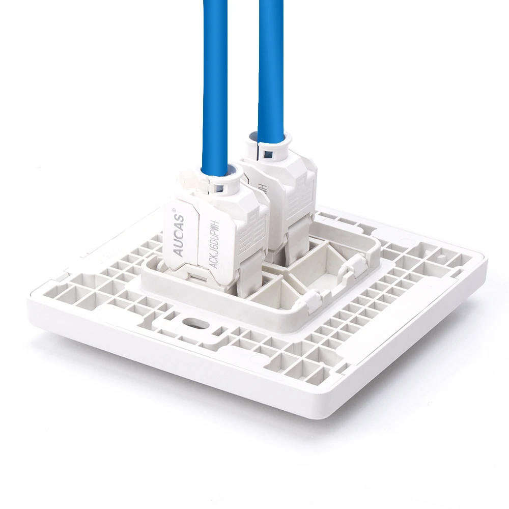 AUCAS Best Cat6 UTP RJ45 8P8C Tool-less Keystone Jack Module