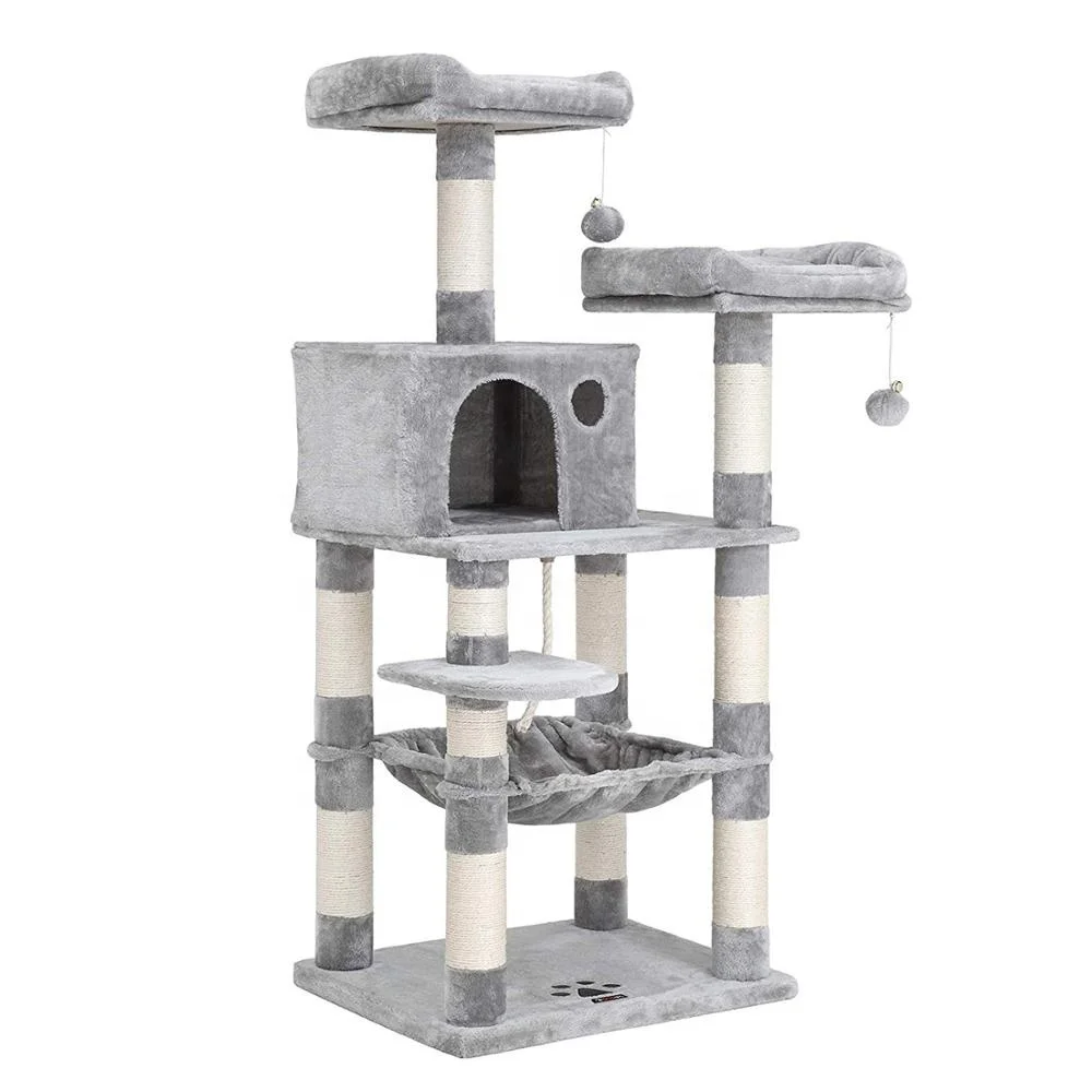 Pet Furniture Tower Climbing Modern Cat Scratcher Tree Condo