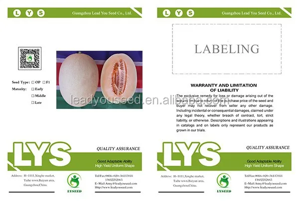 
SM24 Tianshanxue f1 hybrid mid maturity sweet melon seeds 