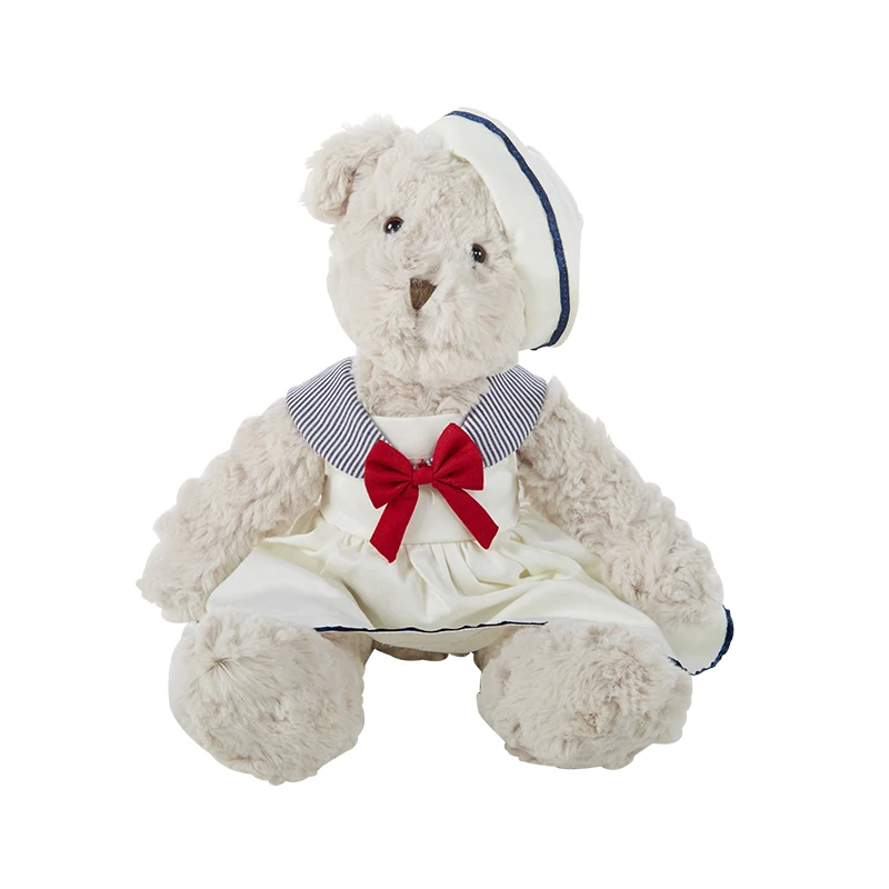 Factory directly fashion practical animal stuffed polar bear plush toy with high quality