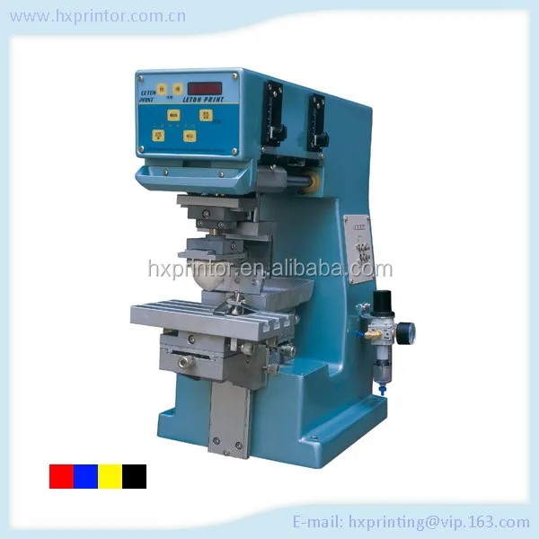 HX-MINI Factory Price Pneumatic Single Color Toothbrush Mini Pad Printing Machine for Plastic Glasses Wooden Hardware