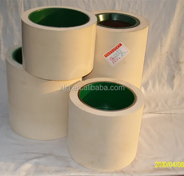 NBR white rice rubber roller for rice hulling machine with iron drum