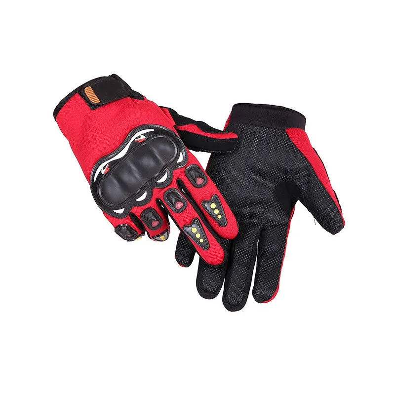 Full Finger Microfiber Motorbike Glove Bike Bicycle cycling Outdoor Sports Protective Gloves