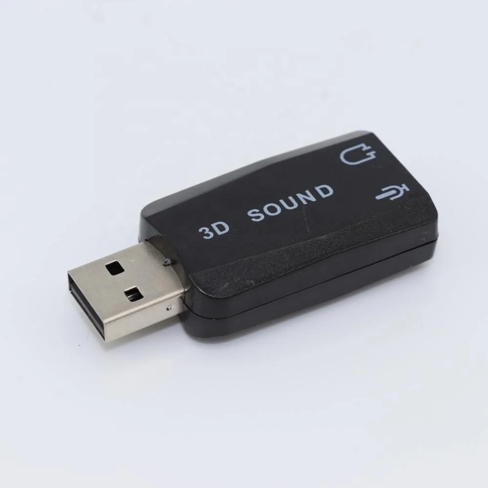 
USB2.0 3D Sound Track Integrated 2 Channel USB Audio Controller Card for PC DVD 