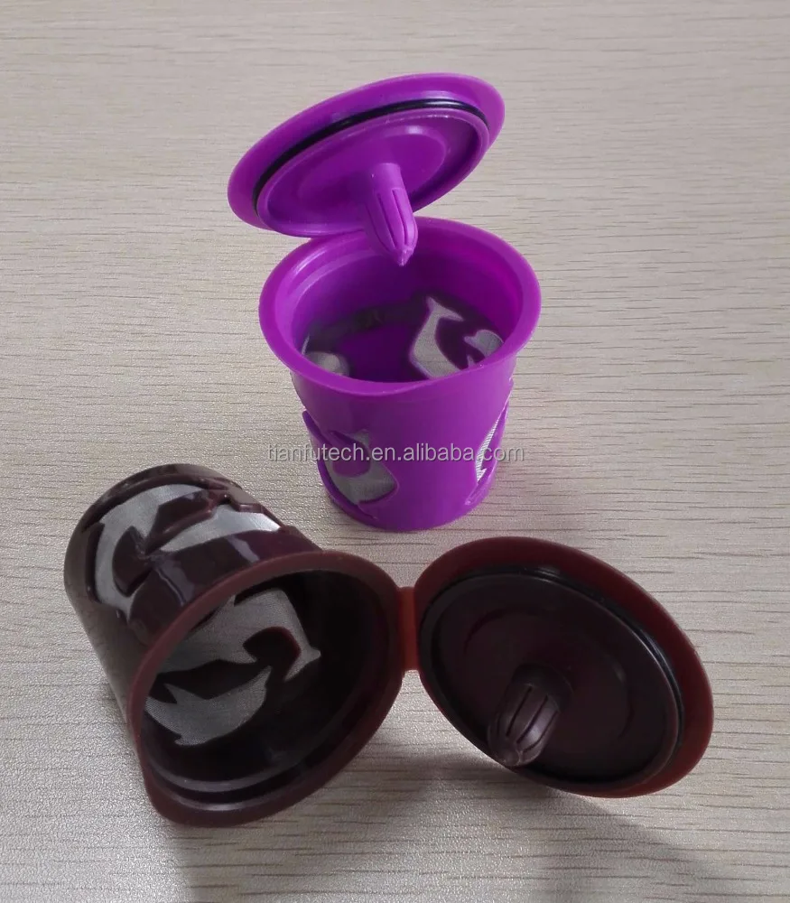 Травление типа дельфина серебряная сетка Многоразовые K-CUP для кофемашины Keurig 2 0 и 1