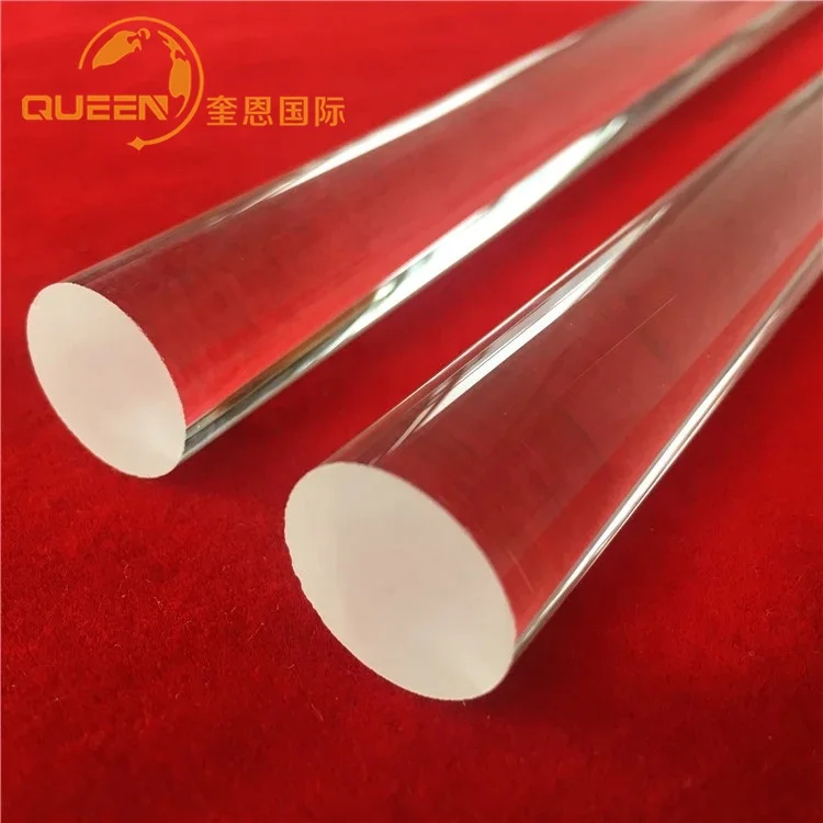Маленький квадратный Круглый прозрачный капиллярный плавленый кварцевый стеклянный половинчатый стержень из кварцевого стекла 2 мм 3 мм 4 мм, полукруглый стеклянный стержень для ленты