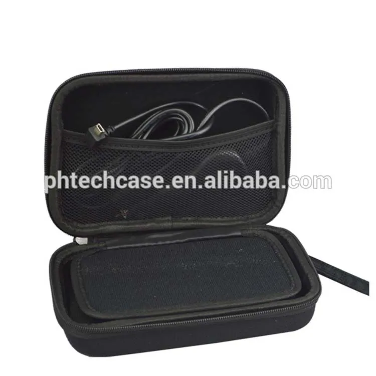 Black EVA hard storage case for 5 inch GPS