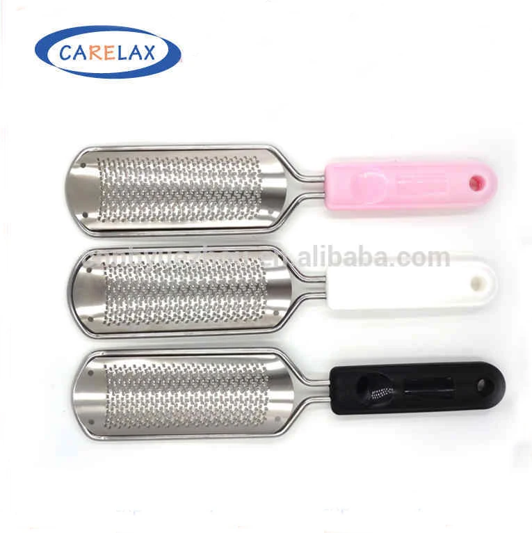 2 styles in one file !! Stainless Steel Blade Replaceable Coarse Callus Remover pedicure Foot File