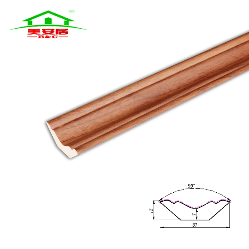 Cheapest Customized PVC Ceiling Crown moulding for ornament