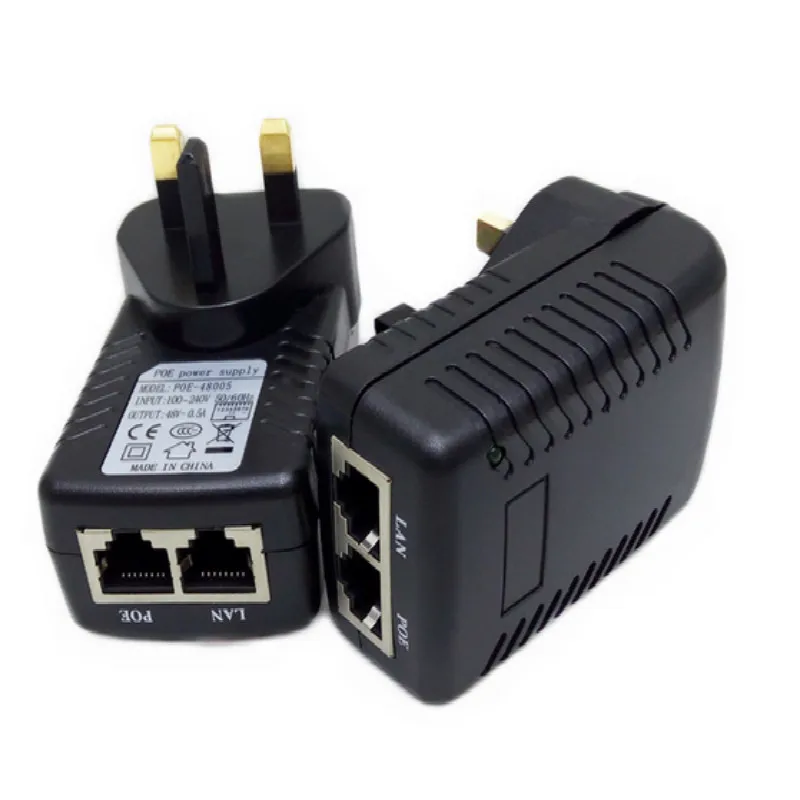48v 0.5a in wall POE adapter for POE IP camera