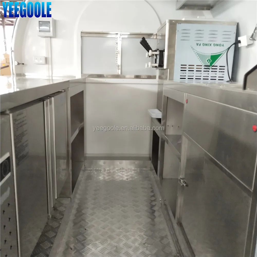 The best selling fast food truck mobile kitchen trailer