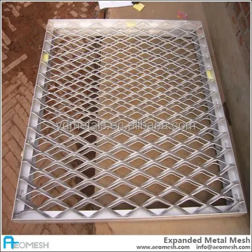 iron bbq grill expanded metal mesh