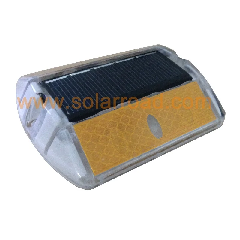 IP68 High Brightness Plastic Solar Road Studs Marker Light Cat Eyes Reflectors