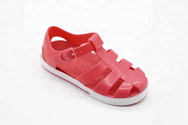 2018 Hot Selling New Design PCU Girls Flat Sandals