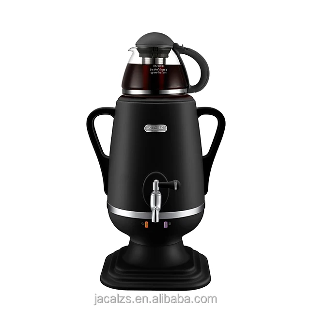 Электрический пластиковый турецкий набор для приготовления чая samovar л
