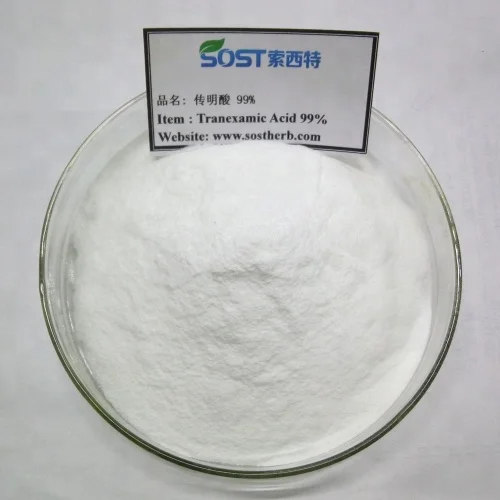 
Cosmetic Grade Skin Whitening Pharmaceutical Grade Tranexamic Acid Powder 