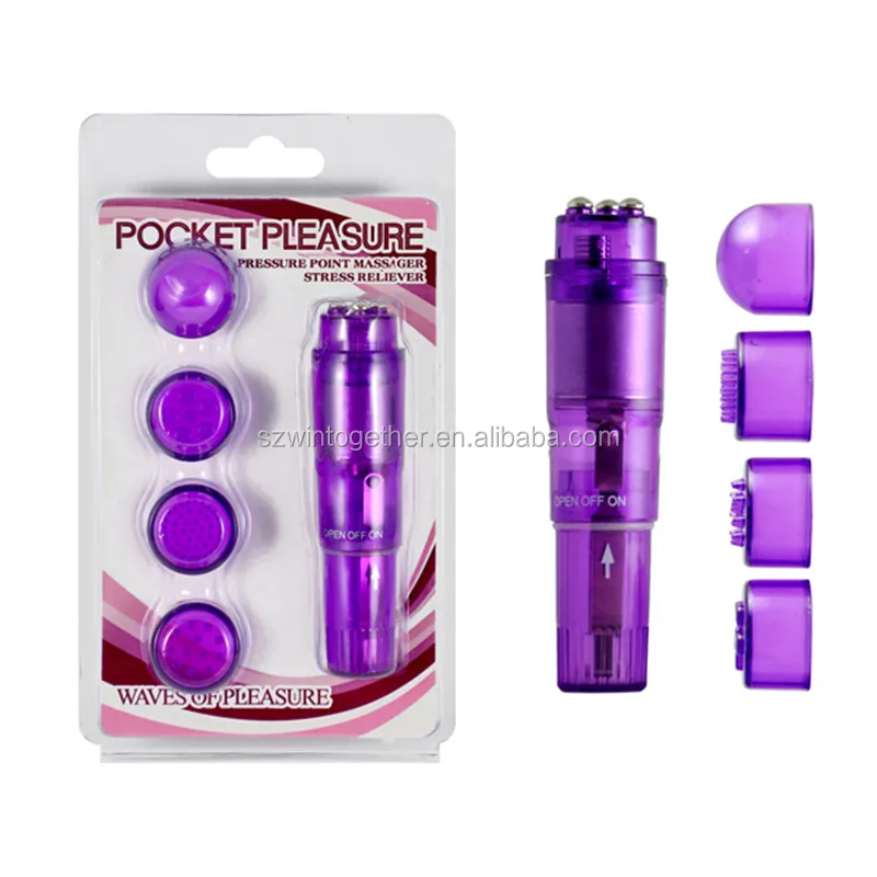 
4 pieces Replaceable Head Rocket Mini massage pen vibrator sexy toys for girls <strong><span style=