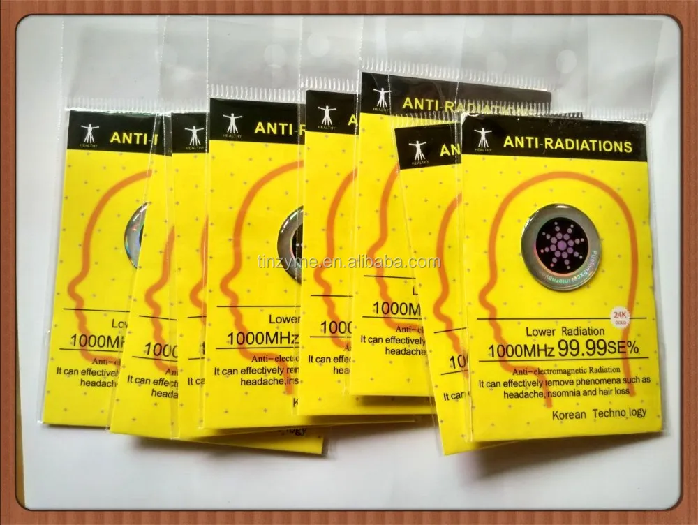 2017 hot ready work mobile phone anti radiation shiny sticker ,quantum shiled scalar energy anti radiation chip 100pcs/lot