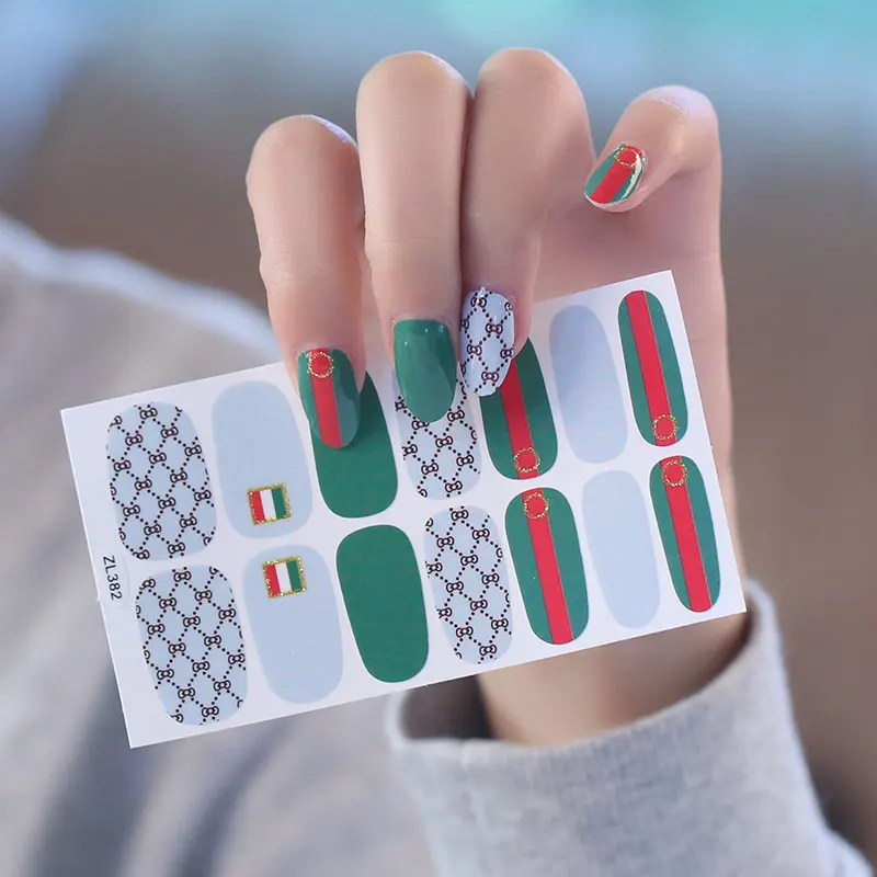 2023 new Nail stickers printer 3D nails rhinestone nail stickers