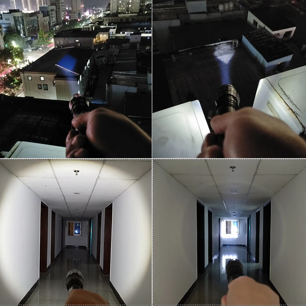 High power 10 W T6 lanterna mega light 18650 rechargeable lanterna tatica for hunting