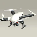 Newest Black Orange Wihte RC FPV Drones QAV Quadcopter Frame with 550mm Wheelbase 4 Axles Foldable