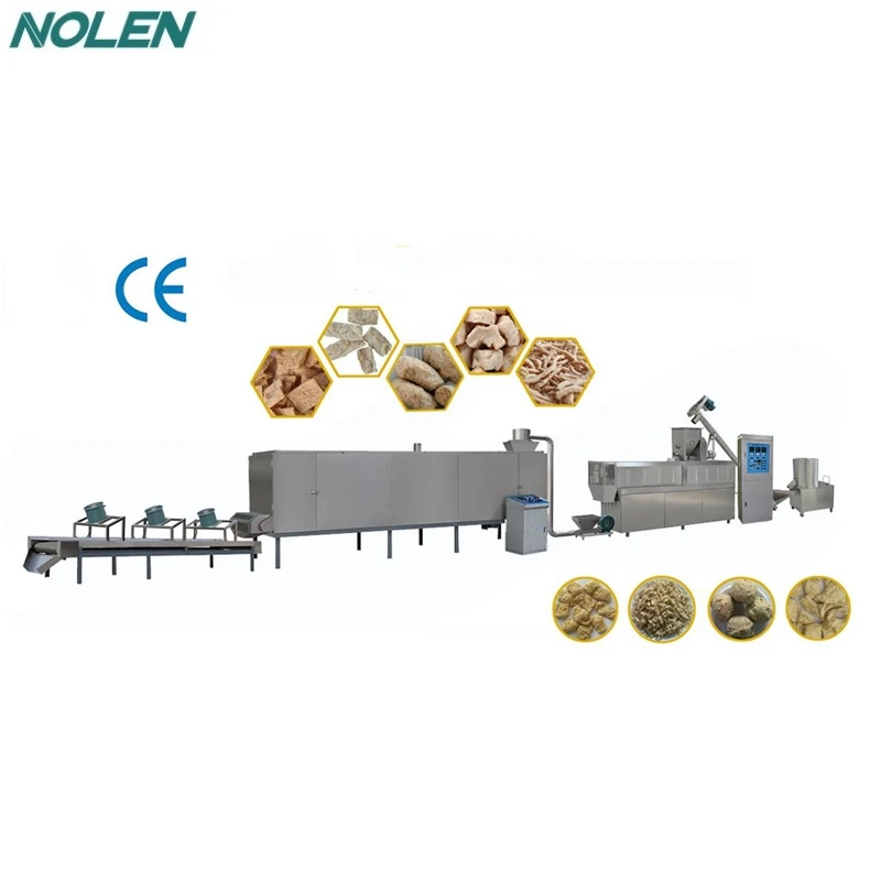 
High Quality Textured Vegetable Protein /textured Soy Protein Making Machine Soybean Meal, Peanut Meal Etc. Twin-screw Extruder 
