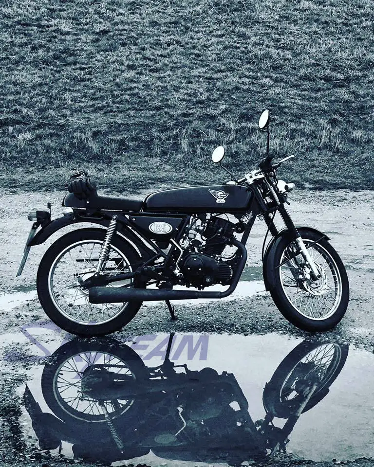 
SKYTEAM 50cc&125cc 4 stroke ACE Vintage Cafe Racer Motorcycle (EEC EUROIV EURO3 APPROVAL) 