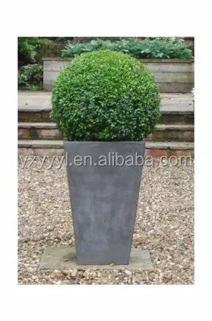 Large slate fiber clay planter