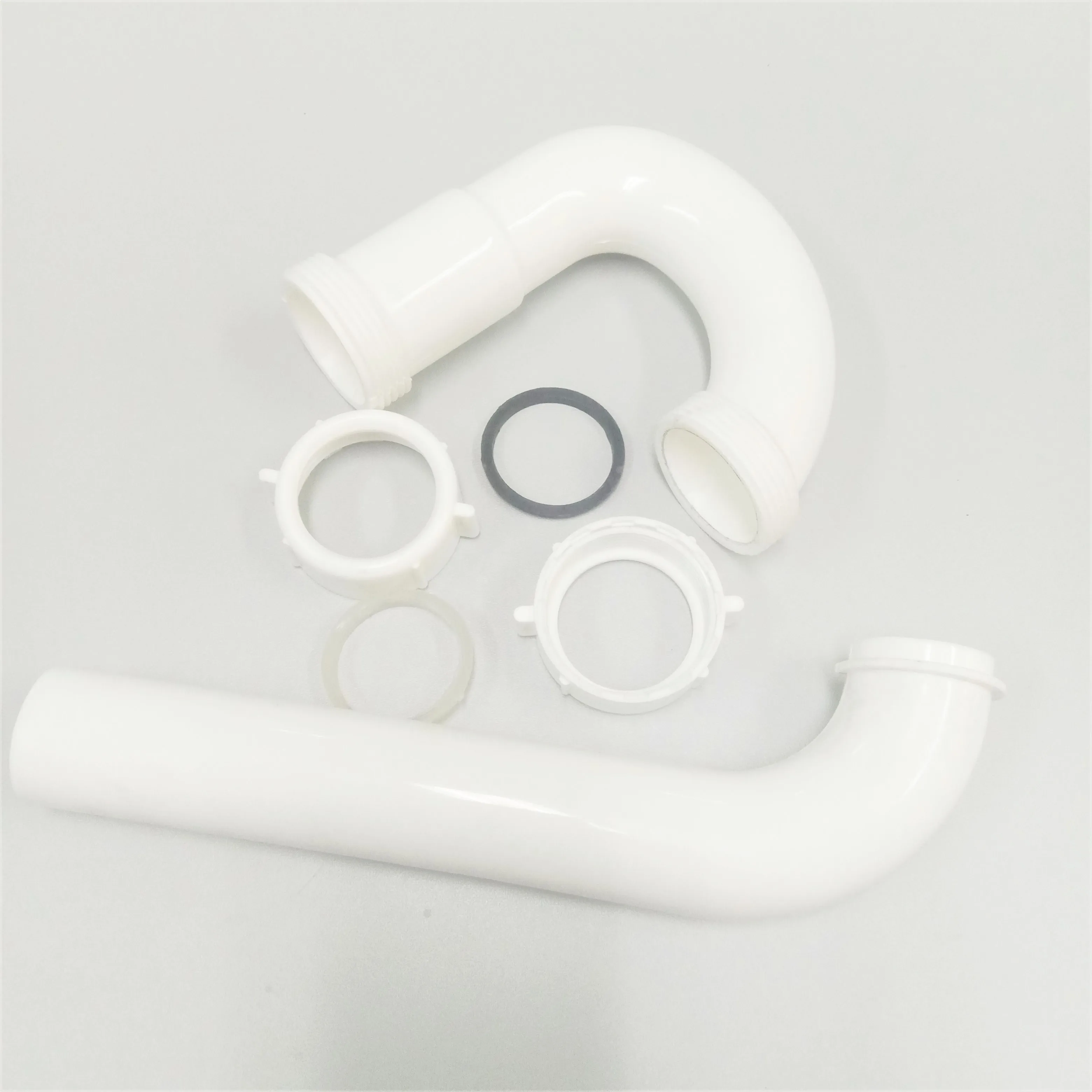 flexible  Plastic  P-Trap tube for bathtub or sink drainage of bathroom or toilet LB-2106