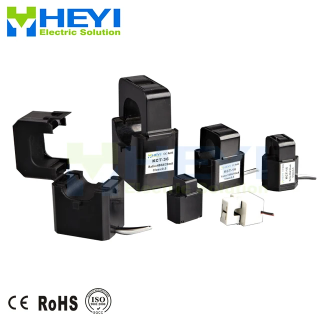 HEYI split core current transformer KCT Ct 5A-600A with mA 333mV output current transformer