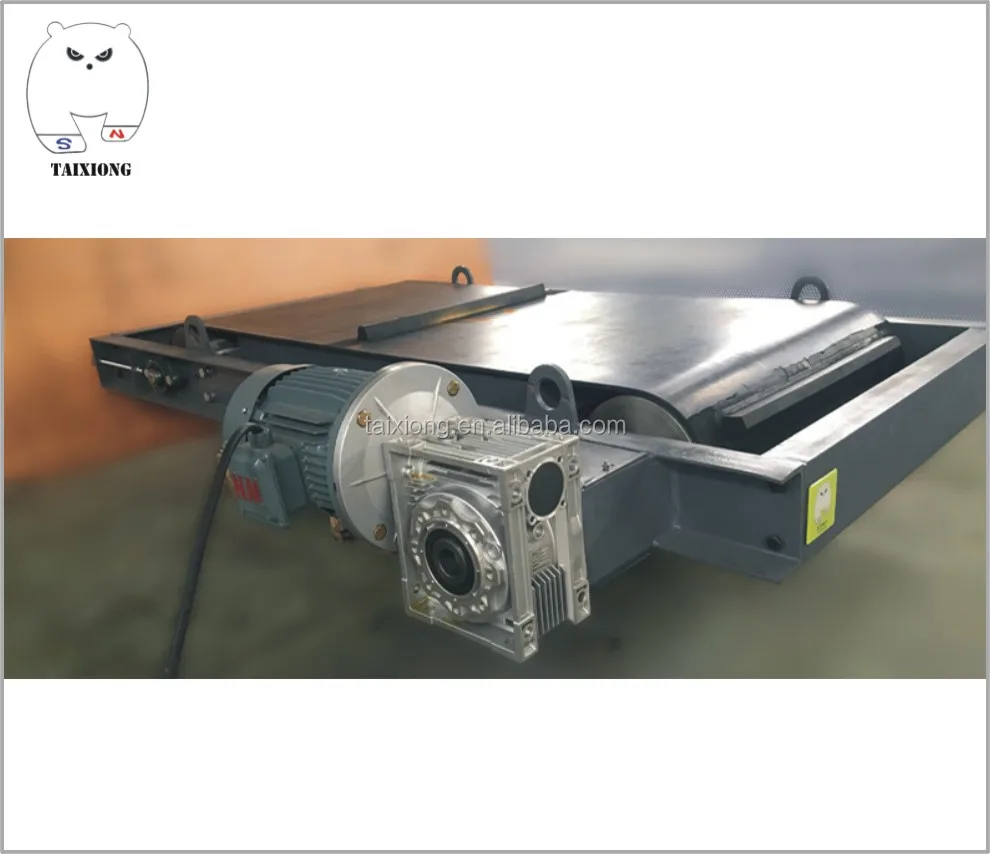 Belt Width 800mm Self Cleaning Conveyor Belt Magnetic Separator For Iron Sorting