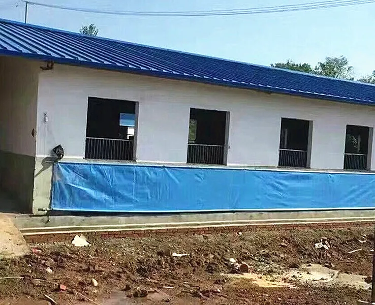 Livestock farm awningpe  tarpaulin roll poultry house curtain roll