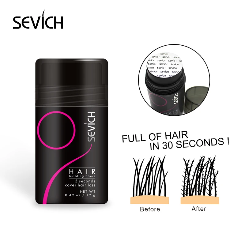 Private label Instant keratin building thickening hair fiber Powder For thinning Hair